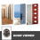 Door peephole privacy cover for eye viewer security 6