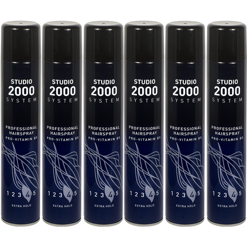 Studio 2000 Professional Hairspray Extra Hold 300ml x 6