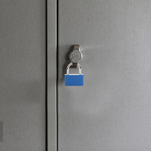 Pinkes, robustes, wasserdichtes Vorhängeschloss, 42 mm, 2er-Pack 2