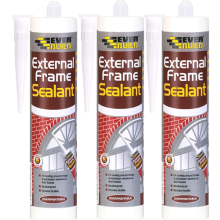 Everbuild External Frame Sealant White 290ml x 3