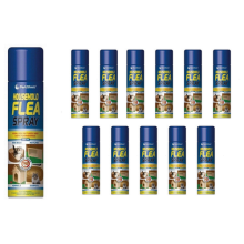 Pestshield Household Flea Spray Ideal For Pet Beds & Soft Furnishings 200ml x 12