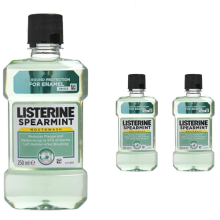 Listerine Mouthwash Spearmint 250ml x 3