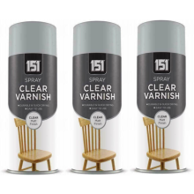 151 Clear Varnish Matt Finish Spray Durable 400ML - Pack Of 3