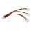 IDE to Dual SATA Power Splitter Cable 18AWG 1