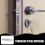 Door Chain Lock Accessories Antique Spindle Bar 2 Pcs 3