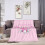Pink Panther plush throw blanket 50x60 inches 7