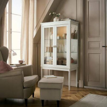IKEA FÄRJKARL Glass Cabinet 87x45x161cm