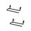 Kitchen Cabinet Drawer Rack Metal Towel Stand 2 Pieces 1