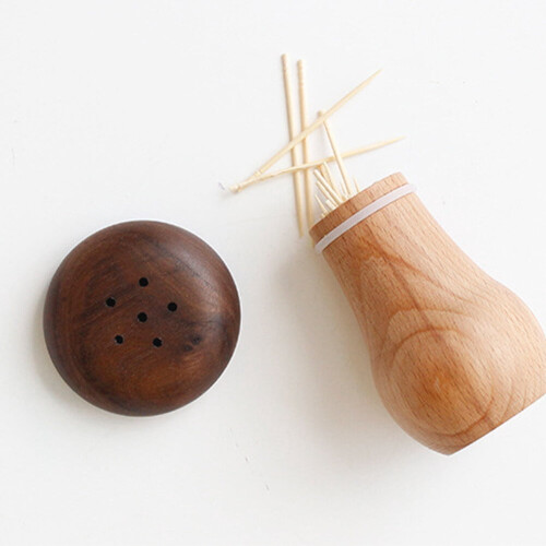 Wooden Toothpick Holder 2 Count 1