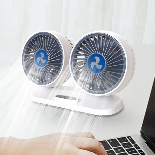 Car Mounted Fan USB Powered Quiet 12V Electric Fan 1