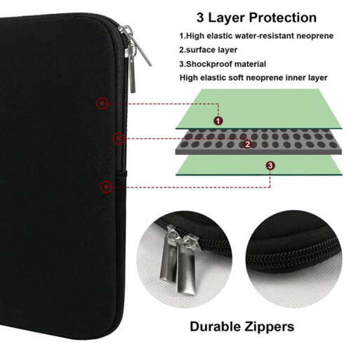 Laptop Sleeve Light Pink 11-15.6 Inch 2