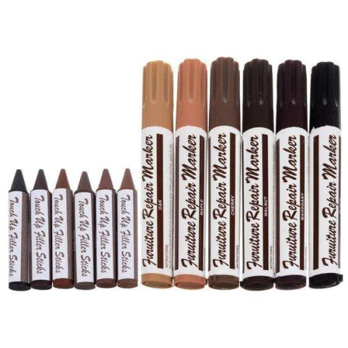 Furniture Repair Pen Multicolor 12-pack