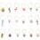 Beach Wedding Wine Glass Charms Animal Shell 18 pcs 1