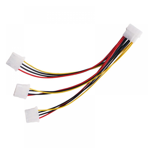 IDE to Dual SATA Power Splitter Cable 18AWG 1