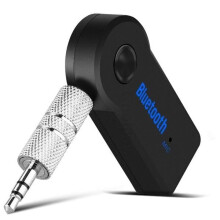 Πομπός Bluetooth / Δέκτης Μουσικής με Aux για Αυτοκίνητο, Μαύρο