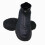 Waterproof shoe covers with zipper medium 35-39 black 1