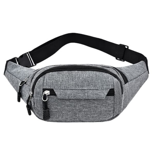 Waist Bag Light Grey One Size