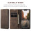 CaseMe slim wallet case for iPhone 15 brown 4