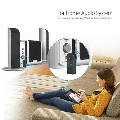 Πομπός Bluetooth / Δέκτης Μουσικής με Aux για Αυτοκίνητο, Μαύρο 2