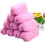 Pink Disposable Shoe Covers Work Protection 50 pcs 3