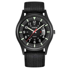 Men's Nylon Quartz Watch - Black