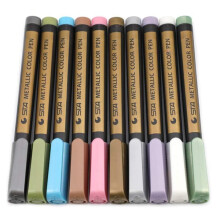 Glitter Markers Metallic Round Tip 10-Pack