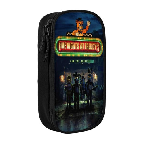 FNAF Pencil Case Large Capacity Double Zipper