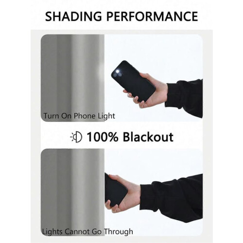 Blackout Curtain with Insulating Lining 132x213 cm 1