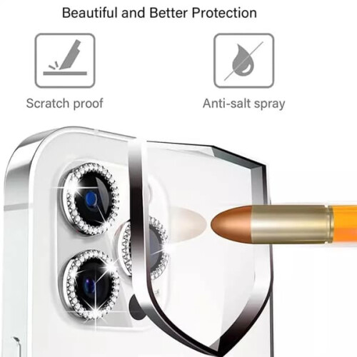 Camera Lens Protector for iPhone 16 15 14 13 11 Pro Max Plus 2