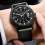Men's Nylon Quartz Watch - Black 2