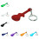 Guitar-shaped keychain bottle opener yellow 2