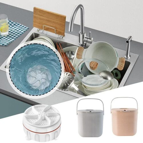 Mini portable countertop dishwasher for kitchen, 1 unit 2