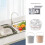 Mini portable countertop dishwasher for kitchen, 1 unit 4