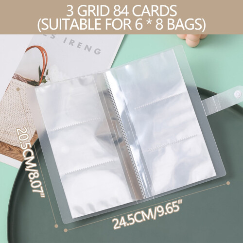 Jewellery Storage Book Transparent Set 12 Pages