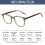 Anti-Blue Light Square Glasses Yellow 3