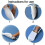 Tswift Finger Cuff, Sock Aid Assistance Slider Stocking με λαβή αφρού για γυναίκες, άνδρες, ηλικιωμένους, 4
