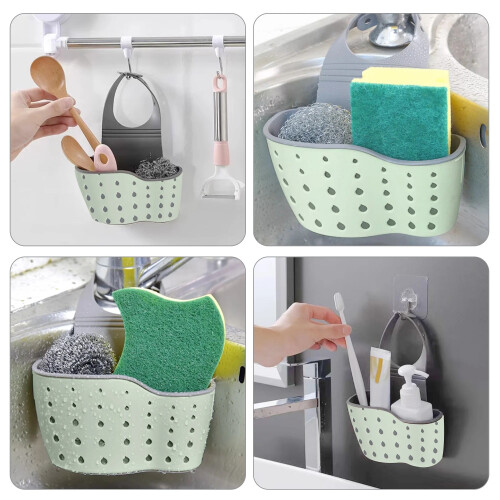 Kitchen sink caddy adjustable rubber faucet mount 1 count 1