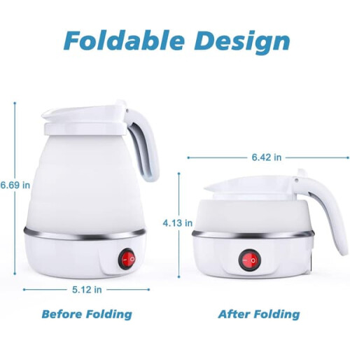 European standard foldable electric kettle 1.7L 1