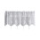 White sheer valance with floral lace pattern, 1 piece 2