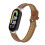 Xiaomi Smart Band 9/8 leather strap litchi brown 3