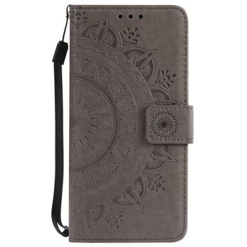 Mandala Wallet Case for iPhone 7/8 Plus - Grey 1