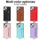 Mint green protective phone case with card slot for iPhone 5