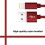 iPhone cable red 2 m compatible top quality 4