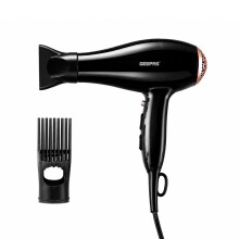 GEEPAS Powerful Hair Dryer 2000W | 3 Heat 2 Speed Cool Shot Function | Black
