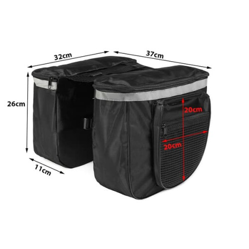 Cykeltaske 28L bagagebærermontering 1