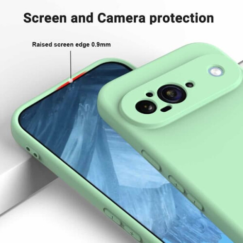Silicone Case for Google Pixel 9 Green 2