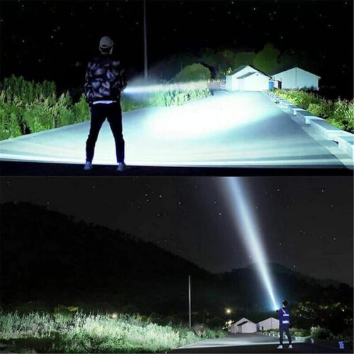 Rechargeable LED Flashlight 30000–100000 Lumens Waterproof 1