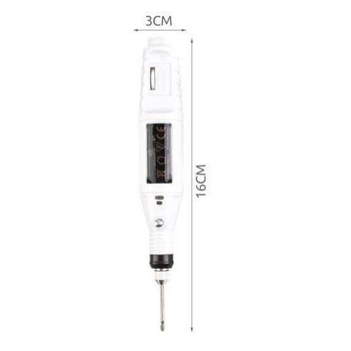 Electric Nail File Manicure Kit White1set 2