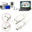 Cabo adaptador USB para FireWire IEEE1394 com conector macho de 4 pinos 3