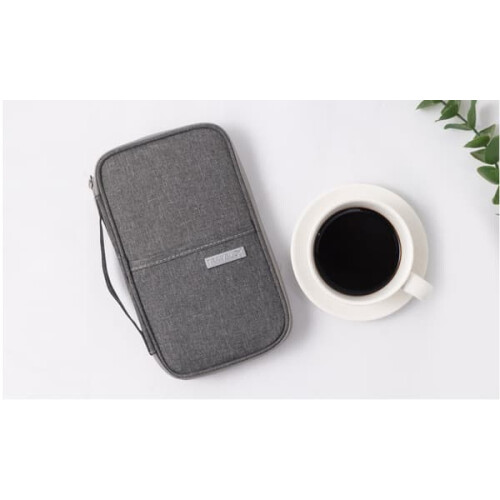 Passfodral Svart Resedokument Organizer 2